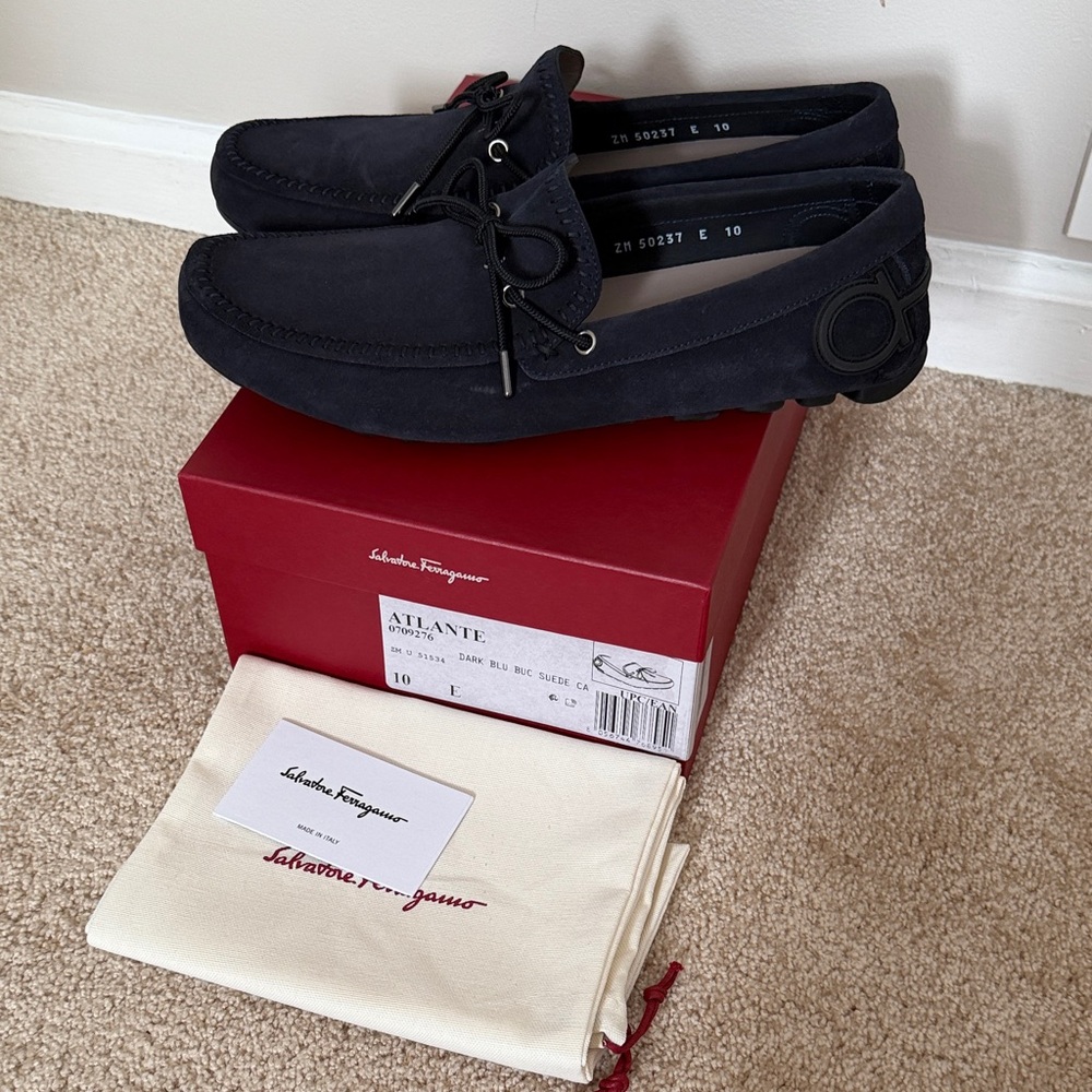 Salvatore Ferragamo Men's Atlante Drivers Size 10E